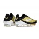 Chaussure Adidas F50+ Laceless FG Doré Noir Blanc 