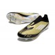 Chaussure Adidas F50+ Laceless FG Doré Noir Blanc 
