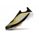 Chaussure Adidas F50+ Laceless FG Doré Noir Blanc 