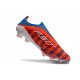 Chaussure Adidas F50+ Laceless FG Rouge Bleu Blanc