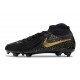 Nike Phantom Luna 2 Elite FG Noir Or Monnaie Métallique