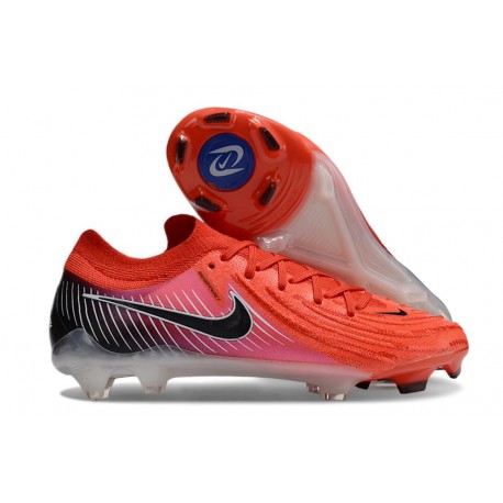 Chaussure Nike Phantom Luna 2 Elite L FG Rouge Noir