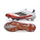 Chaussure Adidas F50+ Laceless FG X Messi Blanc Rouge Noir