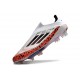Chaussure Adidas F50+ Laceless FG X Messi Blanc Rouge Noir
