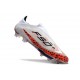 Chaussure Adidas F50+ Laceless FG X Messi Blanc Rouge Noir