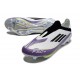 Chaussure Adidas F50+ Laceless FG X Messi Blanc Ftwr Noir Violet Uni
