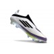 Chaussure Adidas F50+ Laceless FG X Messi Blanc Ftwr Noir Violet Uni