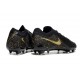 Chaussure Nike Phantom Luna 2 Elite L FG Noir Or Monnaie Métallique