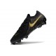 Chaussure Nike Phantom Luna 2 Elite L FG Noir Or Monnaie Métallique