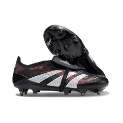 Chaussure Adidas Predator Elite FT FG Noir Gris Quatre Rouge Lucide