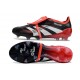 Chaussure Adidas Predator Elite FT FG X MOMENTS Noir Blanc Rouge Vif