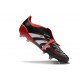 Chaussure Adidas Predator Elite FT FG X MOMENTS Noir Blanc Rouge Vif