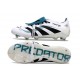 Chaussure Adidas Predator Elite FT FG Blanc Noir Bleu