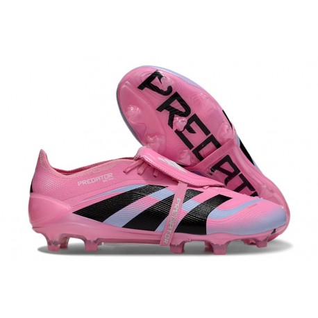 Chaussure Adidas Predator Elite FT FG Rose Noir