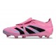 Chaussure Adidas Predator Elite FT FG Rose Noir