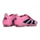 Chaussure Adidas Predator Elite FT FG Rose Noir