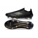 Nouvelles adidas F50 Elite Laceless FG Dark Spark - Noir Argenté Doré
