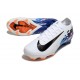 Nike Air Zoom Mercurial Vapor 16 Elite FG Blanc Noir Bleu
