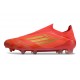 adidas F50 Elite Laceless FG Rouge Solaire Or Métallique Rouge Vif