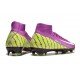 Nike Air Zoom Mercurial Superfly 10 Elite FG Violet Jaune Blanc
