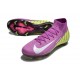 Nike Air Zoom Mercurial Superfly 10 Elite FG Violet Jaune Blanc