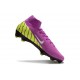 Nike Air Zoom Mercurial Superfly 10 Elite FG Violet Jaune Blanc