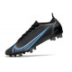 Chaussures Nike Mercurial Vapor 14 Elite AG Noir Gris Acier