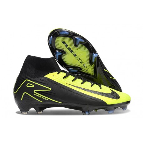 Nike Air Zoom Mercurial Superfly 10 Elite FG Noir Volt