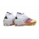 Chaussures adidas F50 Elite Mid FG Advancement - Blanc Rouge Jaune
