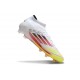 Chaussures adidas F50 Elite Mid FG Advancement - Blanc Rouge Jaune