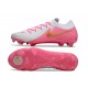 Chaussure Nike Phantom Luna 2 Elite L FG Rose Blanc