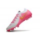 Chaussure Nike Phantom Luna 2 Elite L FG Rose Blanc