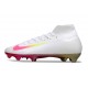 Nike Zoom Mercurial Superfly X Elite FG Blanc Rose