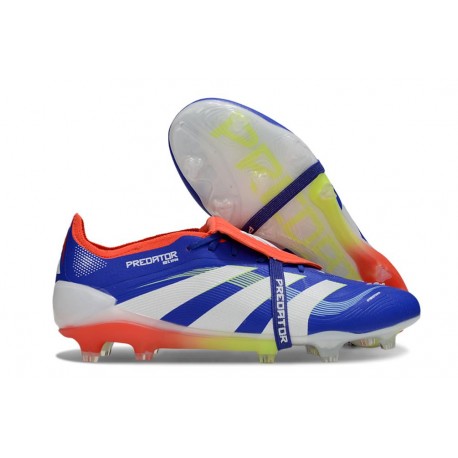 Chaussure Adidas Predator Elite FT FG Bleu Blanc Rouge
