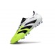 Chaussures adidas Predator Elite FG Blanc Noir Citron Lucid