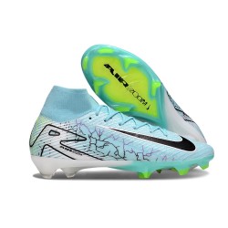 Nike Ar Zoom Mercurial Superfly 10 Elite FG Vert Noir Blanc