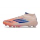 Chaussures adidas F50 Elite Mid FG Orange Bleu