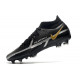 Nike Phantom Gt2 Élite Df Fg Noir Gris Foncé Métallique Or Métallique