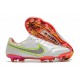 Nike Tiempo Legend 9 Élite FG Blanc Noir Carmin Rose Explosion