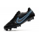 Chaussures de football Nike Tiempo Legend 9 Élite FG Noir Gris Acier